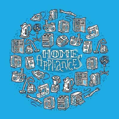 EPS 해외이미지 디자인 일러스트 가정 주택 요리 세트 주방 기계 장비 흰색 기구 부채 전자레인지 오븐 씻기 빨래 낙서 난로 수집 철 믹서 심볼 오브젝트 사인 클립 전자 세탁기 청소부 엘리먼트 해외일러스트 직업 컬러 가사 건물 청결 가전제품 레인지 난방기 파일형식 벡터 이미지허브