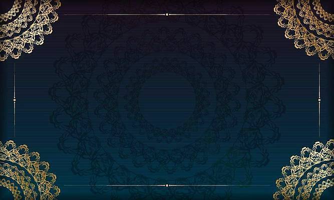 EPS 해외이미지 문양 디자인 백그라운드 일러스트 프레임 사람없음 사각형 금색 화려 고급 남색 카피스페이스 해외일러스트 도형 컬러 컨셉 공백 파일형식 벡터 이미지허브