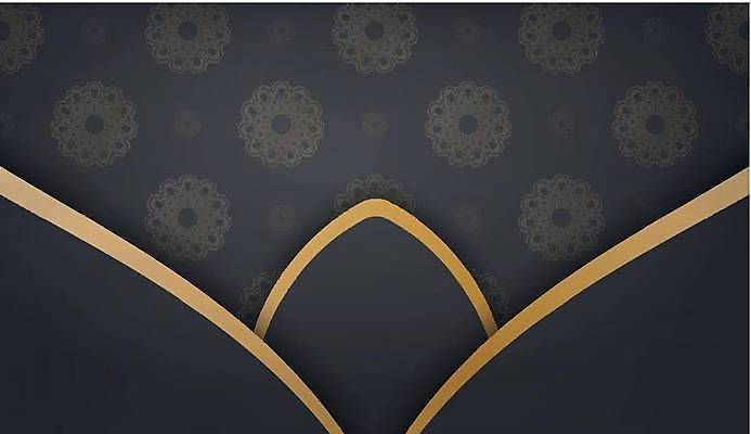 EPS 해외이미지 문양 백그라운드 패턴 일러스트 사람없음 회색 금색 빈티지 화려 고급 해외일러스트 컬러 컨셉 무늬 파일형식 벡터 이미지허브