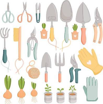EPS 해외이미지 화분 장갑 일러스트 양파 사람없음 새싹 끈 모종삽 원예 갈퀴 엘리먼트 쪽가위 해외일러스트 식물 잡화 채소 가위_도구 취미 삽 파일형식 벡터 이미지허브