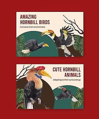 EPS 해외이미지 야생동물 일러스트 조류 나뭇잎 사람없음 나뭇가지 열대우림 코뿔소 해외일러스트 나무 동물 잎 포유류 숲 파일형식 벡터 이미지허브