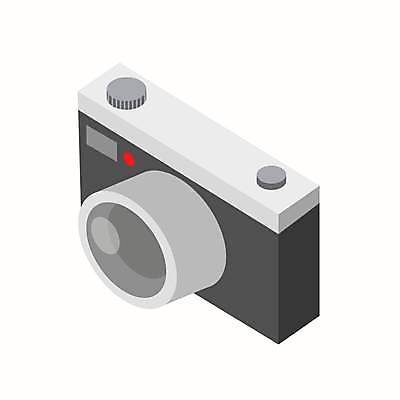 EPS 해외이미지 일러스트 사람없음 카메라 복고 해외일러스트 전자제품 파일형식 벡터 이미지허브