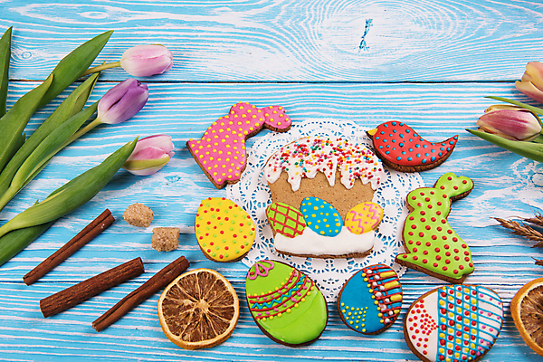 포토 JPG 해외이미지 꽃 잎 사람없음 장식 화려 부활절계란 파란배경 건과일 새모양 시나몬 토끼모양 진저쿠키 스프링클 나무배경 해외포토 모양 식물 백그라운드 컨셉 과일 부활절 건조 파란색 쿠키 계란 파일형식 이미지허브