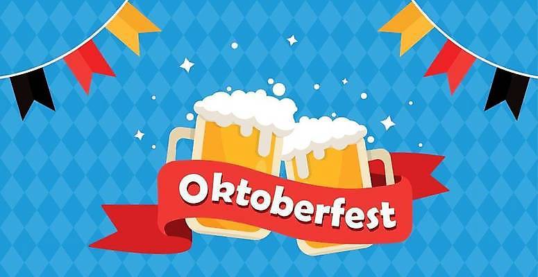 EPS 해외이미지 디자인 리본 문화 패턴 일러스트 맥주 사람없음 파란색 축제 깃발 건배 맥주잔 가랜드 옥토버페스트 해외일러스트 컬러 무늬 술잔 주류 파티용품 파일형식 벡터 이미지허브