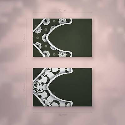 EPS 해외이미지 디자인 백그라운드 패턴 일러스트 명함 사람없음 세트 검은색 고급 만다라 목업 해외일러스트 컬러 컨셉 무늬 파일형식 벡터 이미지허브