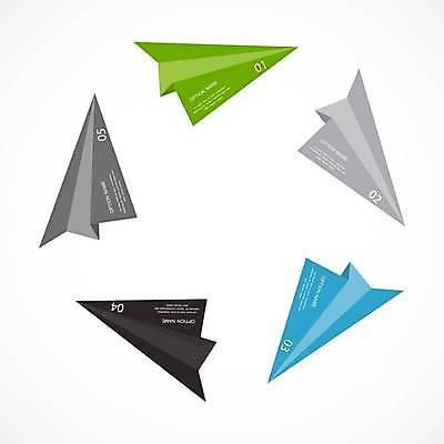 EPS 해외이미지 디자인 일러스트 비즈니스 사람없음 숫자 자료 인포그래픽 정보 종이비행기 목차 해외일러스트 문자 종이접기 파일형식 벡터 이미지허브