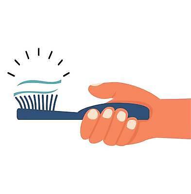 EPS 해외이미지 손 일러스트 건강 들기 신체부위 건강관리 칫솔 치약 치아건강 해외일러스트 모션 관리 사람 위생용품 파일형식 벡터 이미지허브