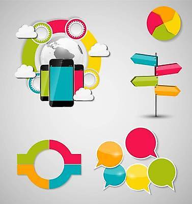 EPS 해외이미지 지구 말풍선 일러스트 비즈니스 사람없음 그래픽 스마트폰 세트 자료 공백 인포그래픽 정보 표지판 원형 원그래프 해외일러스트 도형 그래프 알림판 핸드폰 스마트기기 파일형식 벡터 이미지허브