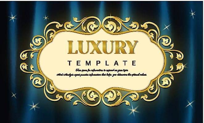 EPS 해외이미지 일러스트 프레임 사람없음 반짝임 금색 커튼 고급 남색 테두리 해외일러스트 컬러 컨셉 모션 파일형식 벡터 이미지허브