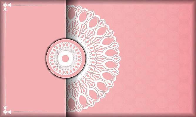 EPS 해외이미지 문양 분홍색 일러스트 프레임 사람없음 화려 고급 빅토리아 카피스페이스 해외일러스트 컬러 컨셉 공백 파일형식 벡터 이미지허브