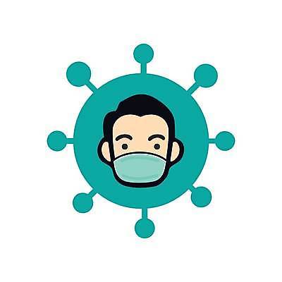 EPS 해외이미지 남자 일러스트 건강 마스크 한명 성인 건강관리 신종플루 성인남자한명만 코로나바이러스 델타변이바이러스 오미크론 해외일러스트 1 관리 사람 바이러스 남자한명만 성인남자만 파일형식 벡터 이미지허브