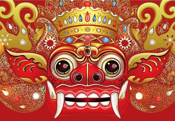 EPS 해외이미지 동물 전통 아시아 종교 문화 얼굴 섬 여행 패턴 일러스트 휴가 가면 미술 동양인 여러명 장식 머리 검은색 공연 수확 춤 사찰 화려 의식 악마 극장 심볼 발리 인도네시아 지역 신화 마법 몬스터 이국적 힌두교 해외일러스트 나라 컬러 다수 컨셉 무늬 농업 종교건축 문화예술 사람 인종 이벤트 신체부위 파일형식 벡터 이미지허브