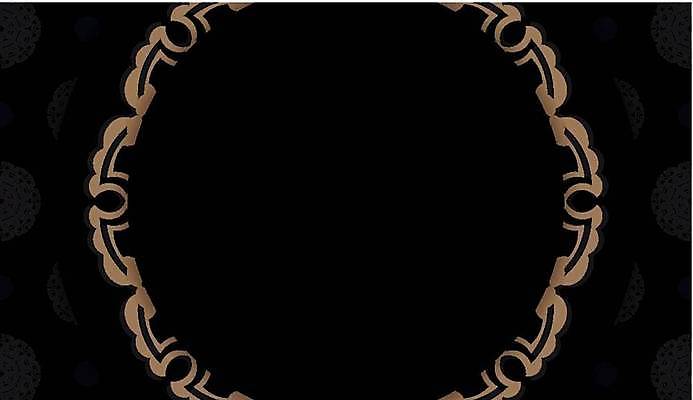 EPS 해외이미지 문양 백그라운드 일러스트 사람없음 갈색 검은색 빈티지 원형 화려 고급 해외일러스트 도형 컬러 컨셉 파일형식 벡터 이미지허브