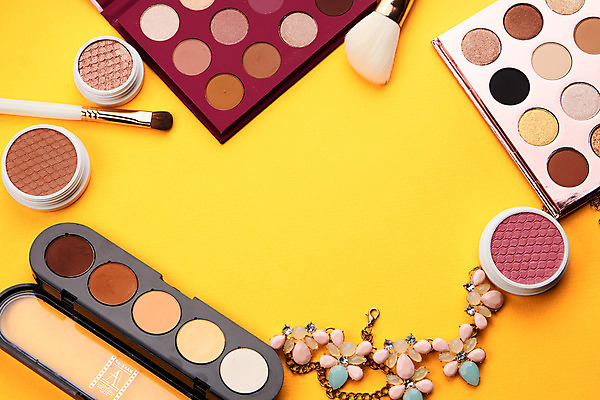 포토 JPG 해외이미지 목걸이 사람없음 세트 뷰티 화장품 오브젝트 아이섀도 메이크업브러쉬 섀도우팔레트 해외포토 장신구 붓 파일형식 이미지허브