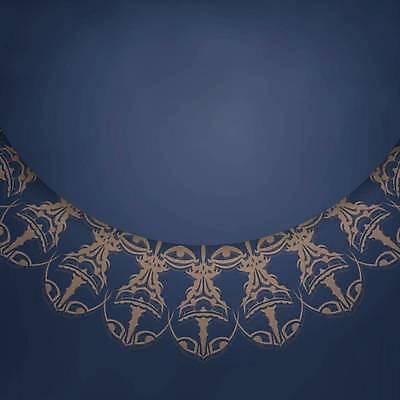 EPS 해외이미지 문양 백그라운드 일러스트 사람없음 파란색 갈색 화려 고급 카피스페이스 해외일러스트 컬러 컨셉 공백 파일형식 벡터 이미지허브