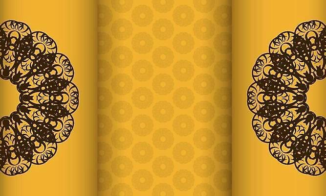 EPS 해외이미지 디자인 백그라운드 패턴 일러스트 사람없음 노란색 화려 해외일러스트 컬러 컨셉 무늬 파일형식 벡터 이미지허브