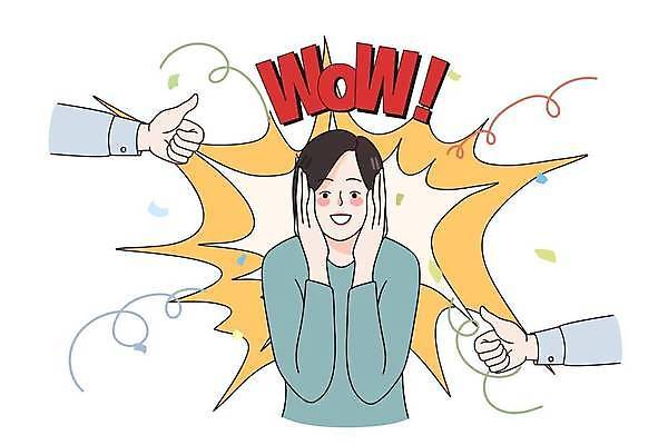 EPS 해외이미지 라이프스타일 손 여자 일러스트 폭죽 한명 상반신 성인 일상 신체부위 놀람 기쁨 축하 최고 꽃가루 성인여자한명만 와우 해외일러스트 1 감정 컨셉 표정 사람 라이프 생활 가루 여자한명만 성인여자만 파일형식 벡터 이미지허브