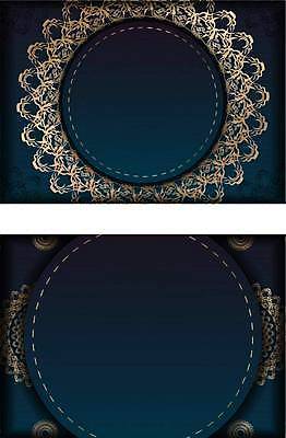 EPS 해외이미지 문양 점선 백그라운드 일러스트 사람없음 파란색 원형 화려 고급 카피스페이스 해외일러스트 도형 선 컬러 컨셉 공백 파일형식 벡터 이미지허브