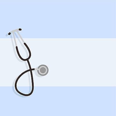 EPS 해외이미지 하늘색 일러스트 청진기 건강 사람없음 건강관리 카피스페이스 해외일러스트 의료기기 관리 파란색 공백 파일형식 벡터 이미지허브