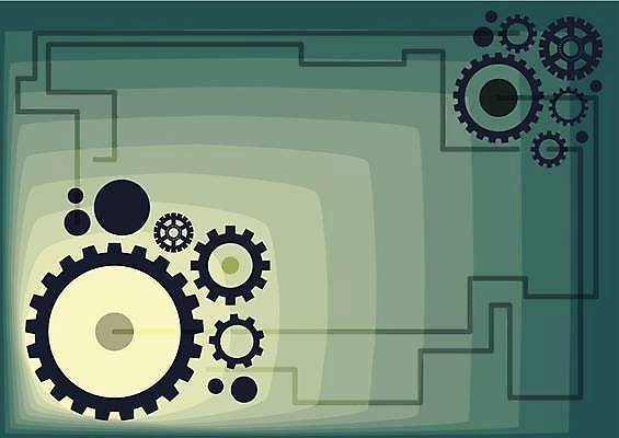 EPS 해외이미지 백그라운드 일러스트 프레임 사람없음 톱니바퀴 카피스페이스 해외일러스트 공백 파일형식 벡터 이미지허브