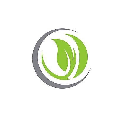 EPS 해외이미지 잎 곡선 일러스트 사람없음 연두색 회색 원형 심볼 에코 친환경 해외일러스트 도형 식물 선 컬러 초록색 환경 파일형식 벡터 이미지허브