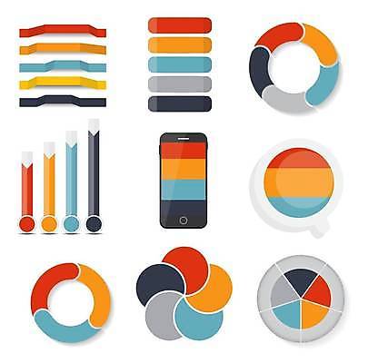 EPS 해외이미지 일러스트 비즈니스 그래프 사람없음 그래픽 스마트폰 세트 자료 공백 인포그래픽 정보 원형 꽃모형 목차 해외일러스트 도형 핸드폰 스마트기기 모형 파일형식 벡터 이미지허브