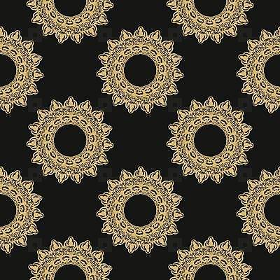 EPS 해외이미지 문양 패턴 일러스트 사람없음 검은색 패턴백그라운드 금색 화려 고급 해외일러스트 컬러 백그라운드 컨셉 무늬 파일형식 벡터 이미지허브