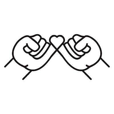 EPS 해외이미지 손 일러스트 사랑 손짓 신체부위 하트 라인아트 약속 새끼손가락 해외일러스트 모양 감정 선 모션 사람 파일형식 벡터 이미지허브