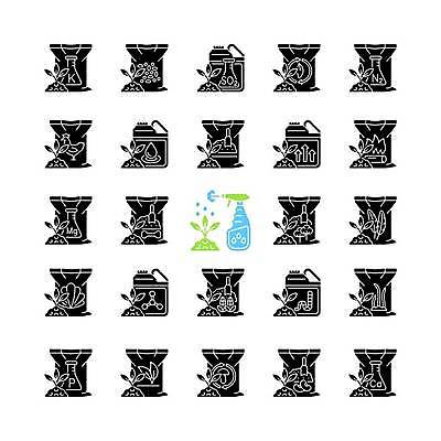 EPS 해외이미지 클립아트 식물 디자인 실루엣 컨셉 농업 가방 일러스트 종류 세트 픽토그램 농장 검은색 식사 웹 어둠 흙 성장 액체 플랫 가루 수집 가득함 심볼 유기농 심플 자루 팩 보충 고립 고체 밭일 상형문자 수유 엘리먼트 항목 화학물질 활자 해외일러스트 문자 웰빙 잡화 산업 컬러 인터넷 촬영기법 화장품 화학 활자판 파일형식 벡터 이미지허브