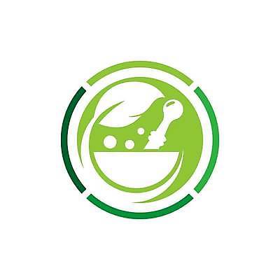 EPS 해외이미지 잎 곡선 일러스트 사람없음 초록색 원형 심볼 막자사발 해외일러스트 도형 식물 선 컬러 사발 파일형식 벡터 이미지허브