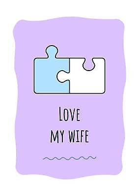 EPS 해외이미지 템플릿 일러스트 사랑 사람없음 보라색 퍼즐조각 해외일러스트 감정 컬러 조각 퍼즐 파일형식 벡터 이미지허브