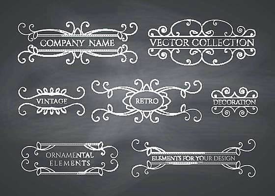 EPS 해외이미지 디자인 일러스트 프레임 사람없음 세트 사각형 빈티지 우아함 고딕 바로크 빅토리아 해외일러스트 도형 컨셉 파일형식 벡터 이미지허브