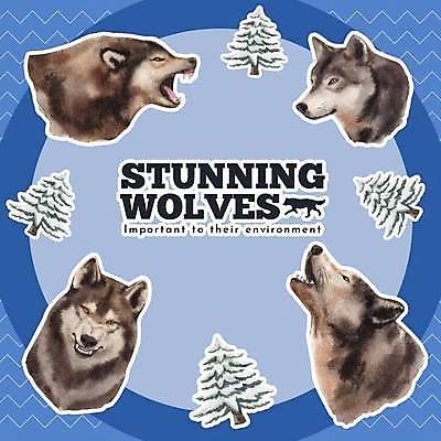 EPS 해외이미지 나무 야생동물 스티커 여러마리 일러스트 입벌림 사람없음 머리 위협 손그림 늑대 엘리먼트 포효 해외일러스트 식물 동물 다수 포유류 표정 신체부위 외침 파일형식 벡터 이미지허브