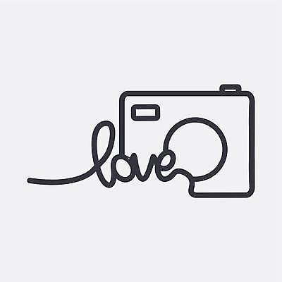 EPS 해외이미지 일러스트 사랑 사람없음 카메라 심볼 라인아트 해외일러스트 감정 선 전자제품 파일형식 벡터 이미지허브