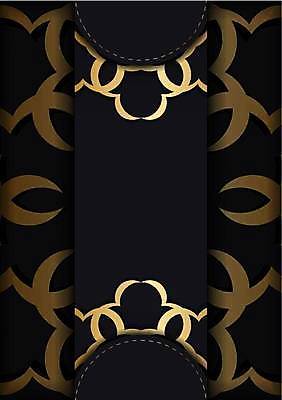 EPS 해외이미지 문양 점선 백그라운드 일러스트 사람없음 갈색 검은색 금색 화려 고급 해외일러스트 선 컬러 컨셉 파일형식 벡터 이미지허브