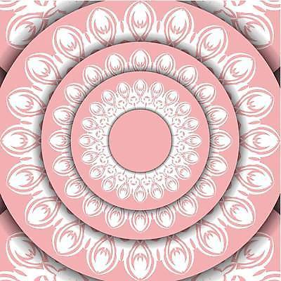 EPS 해외이미지 문양 분홍색 일러스트 프레임 사람없음 원형 화려 고급 빅토리아 카피스페이스 해외일러스트 도형 컬러 컨셉 공백 파일형식 벡터 이미지허브