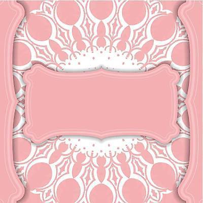 EPS 해외이미지 문양 분홍색 일러스트 프레임 사람없음 화려 고급 빅토리아 카피스페이스 해외일러스트 컬러 컨셉 공백 파일형식 벡터 이미지허브