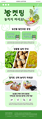 PSD 템플릿 그릇 ZIP 웹템플릿 채소 감자 사람없음 연두색 농작물 상자 상추 쇼핑몰 뚝배기 뉴스레터 벼이삭 할인쿠폰 직거래 산지직송 밀키트 농켓팅 이미지템플릿 식기 농업 식재료 초록색 거래 배송 쿠폰 이삭 파일형식 직송