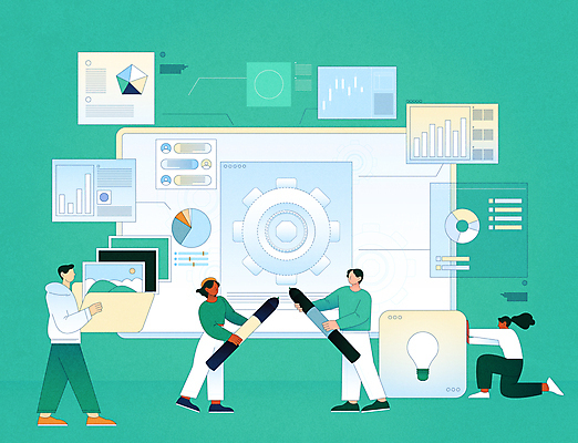 전신 여자 남자 일러스트 비즈니스 전구 회의 그래프 서기 들기 앉기 여러명 성인 초록색 태블릿 펜 스크린 성장 비즈니스맨 비즈니스우먼 밀기 무릎꿇기 톱니바퀴 파일 창업 원그래프 홀로그램 성인만 국내일러스트 AI파일 컬러 다수 모션 사람 전자제품 스마트기기 필기구 직장인 자영업 파일형식 벡터