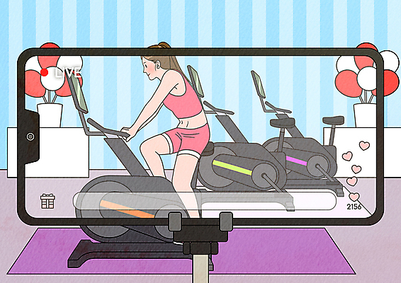 전신 PSD 여자 하늘색 일러스트 모바일 한명 앉기 성인 선물상자 스마트폰 운동복 쇼핑 운동 헬스사이클 보라색 헬스 하트 온라인쇼핑 풍선 모바일쇼핑 쇼호스트 성인여자한명만 영상촬영 라이브커머스 국내일러스트 모양 직업 1 옷 컬러 모션 건강 선물 사람 파란색 핸드폰 스마트기기 상자 운동기구 촬영 온라인 여자한명만 성인여자만 파일형식