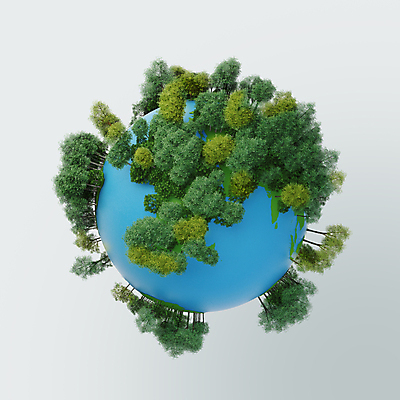 PSD 나무 편집 편집이미지 지구 사람없음 초록색 파란색 3D 자연보호 숲 디지털합성 친환경 편집소스 편집3D 식물 컬러 자연 환경 보호 파일형식