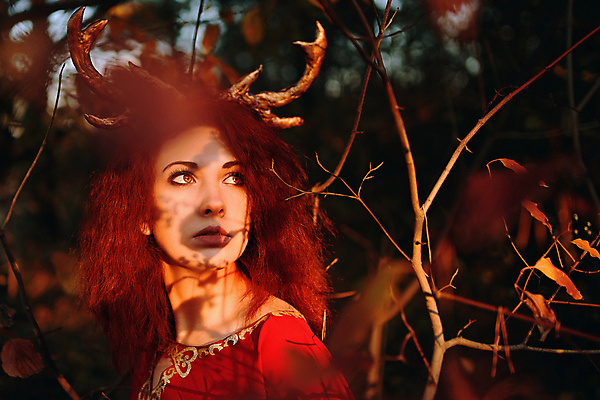 포토 JPG 해외이미지 응시 드레스 여자 얼굴 컨셉 잎 동화 사슴 요정 뿔 이야기 한명 놀람 꿈 할로윈 자유 마법사 마술사 황무지 의식 숲 신비 무서움 악마 마녀 신화 공상 마법 빨간머리 여왕 나쁜 전설 초능력 특별함 환상 해외포토 식물 1 헤어스타일 시선 옷 감정 포유류 표정 사람 신체부위 마술 파일형식 이미지허브