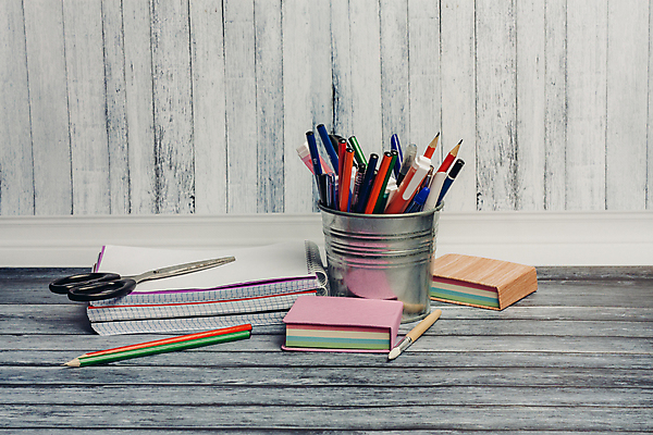 포토 JPG 해외이미지 종이 비즈니스 문구용품 사람없음 다이어리 사무용품 메모지 오브젝트 연필꽂이 해외포토 파일형식 이미지허브