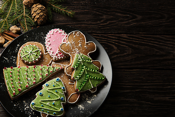 포토 JPG 해외이미지 크리스마스 실내 사람없음 쿠키 진저맨 크리스마스트리모양쿠키 진저쿠키 나무배경 해외포토 기념일 백그라운드 디저트 내부 파일형식 이미지허브