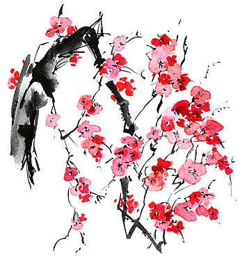 포토 JPG 해외이미지 나무 식물 전통 디자인 꽃잎 꽃 아시아 줄기 분홍색 잎 꽃무늬 일러스트 자연 잉크 미술 동양인 사람없음 그래픽 빨간색 노란색 정원 일본 중국 봄 벚꽃 나뭇가지 붓 스케치 그림 손그림 자두 그런지 해외일러스트 계절 나라 컬러 무늬 과일 문화예술 인종 생태계 파일형식 이미지허브