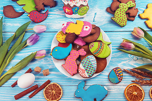 포토 JPG 해외이미지 접시 꽃 잎 사람없음 장식 화려 부활절계란 파란배경 건과일 새모양 시나몬 토끼모양 진저쿠키 스프링클 나무배경 해외포토 모양 식물 식기 백그라운드 컨셉 과일 부활절 건조 파란색 쿠키 계란 파일형식 이미지허브