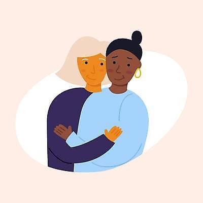 EPS 해외이미지 모양 캐릭터 커플 스티커 일러스트 통신 가족 관계 포옹 벽지 함께함 사랑 사람 친구 낭만 플랫 언니 남동생 해외일러스트 일러캐릭터 감정 컨셉 안기 자매 동생 파일형식 벡터 이미지허브