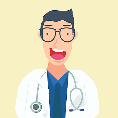 JPG 해외이미지 남자 일러스트 청진기 건강 한명 상반신 성인 노란색 건강관리 의사 성인남자한명만 안경낌 해외일러스트 1 안경 컬러 의료기기 관리 사람 의료진 남자한명만 성인남자만 파일형식 이미지허브