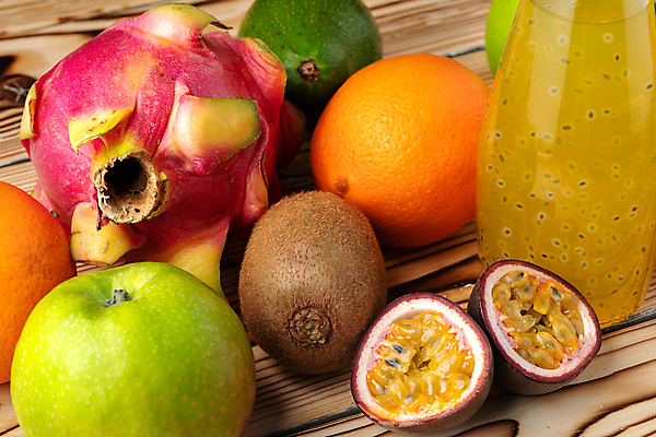 포토 JPG 해외이미지 오렌지 키위 사람없음 다양 사과 과일주스 청사과 용과 병음료 패션후르츠 치아시드 해외포토 음료 다수 과일 씨앗 주스 열대과일 파일형식 이미지허브