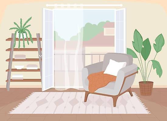 EPS 해외이미지 그릇 화분 줄기 쿠션 잎 일러스트 창문 선반 사람없음 소파 매트 커튼 원예 베이지색 반려식물 해외일러스트 식물 식기 컬러 가구 의자 취미 파일형식 벡터 이미지허브